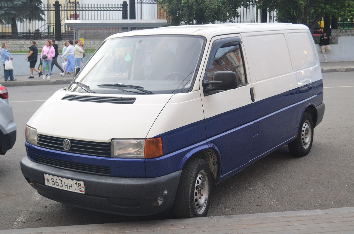 Удмуртия, № К 863 НН 18 — Volkswagen (T4) Kastenwagen '90-03