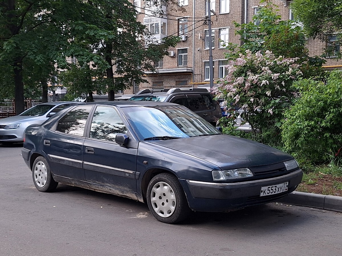 Москва, № К 553 ХУ 77 — Citroën Xantia '93-02