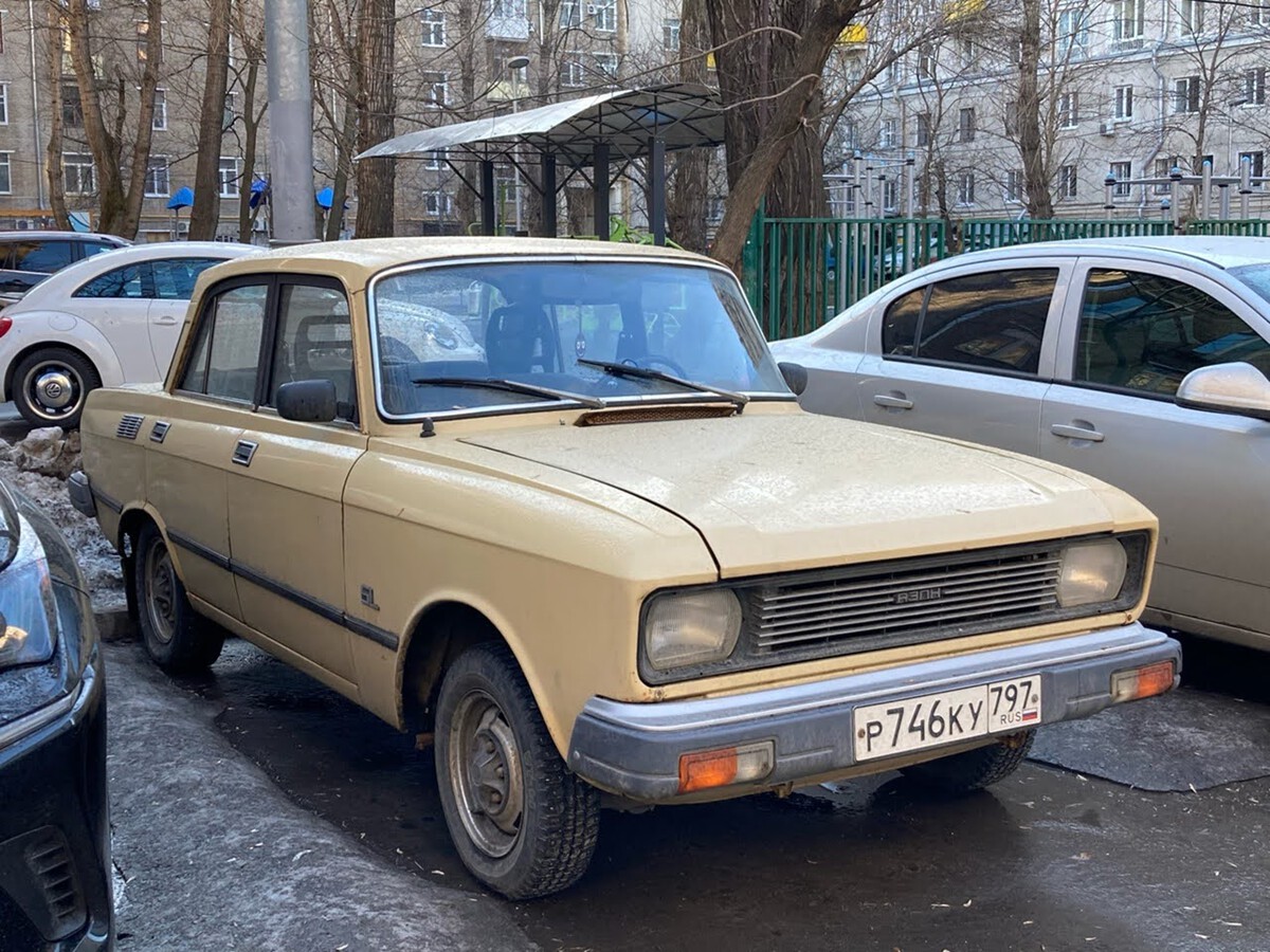 Москва, № Р 746 КУ 797 — Москвич-2140-117 (2140SL) '80-88