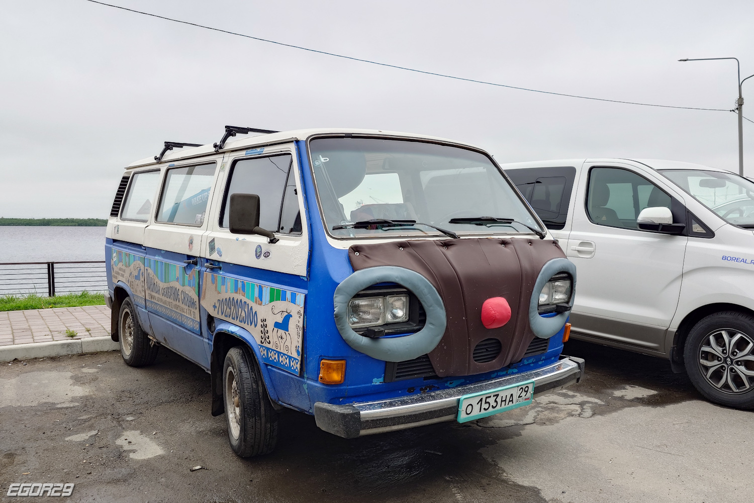 Архангельская область, № О 153 НА 29 — Volkswagen Typ 2 (T3) '79-92