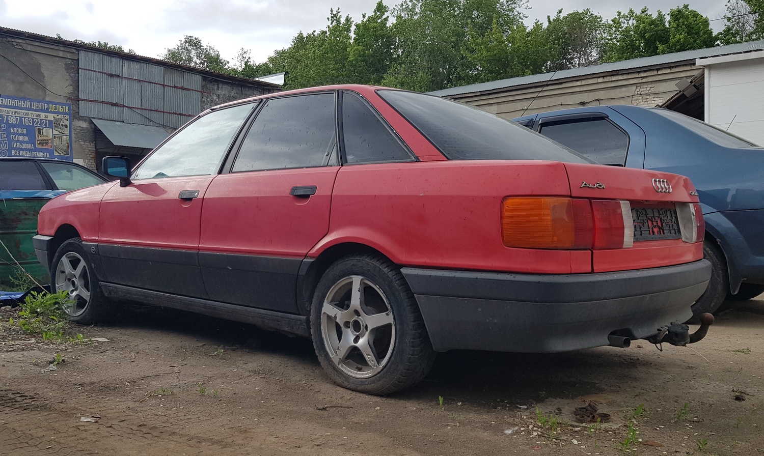 Самарская область, № (63) Б/Н 0110 — Audi 80 (B3) '86-91; Транспортные средства без номеров (Самарская область)