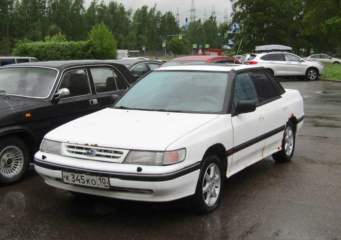 Карелия, № К 345 КО 10 — Subaru Legacy (1G) '89-93
