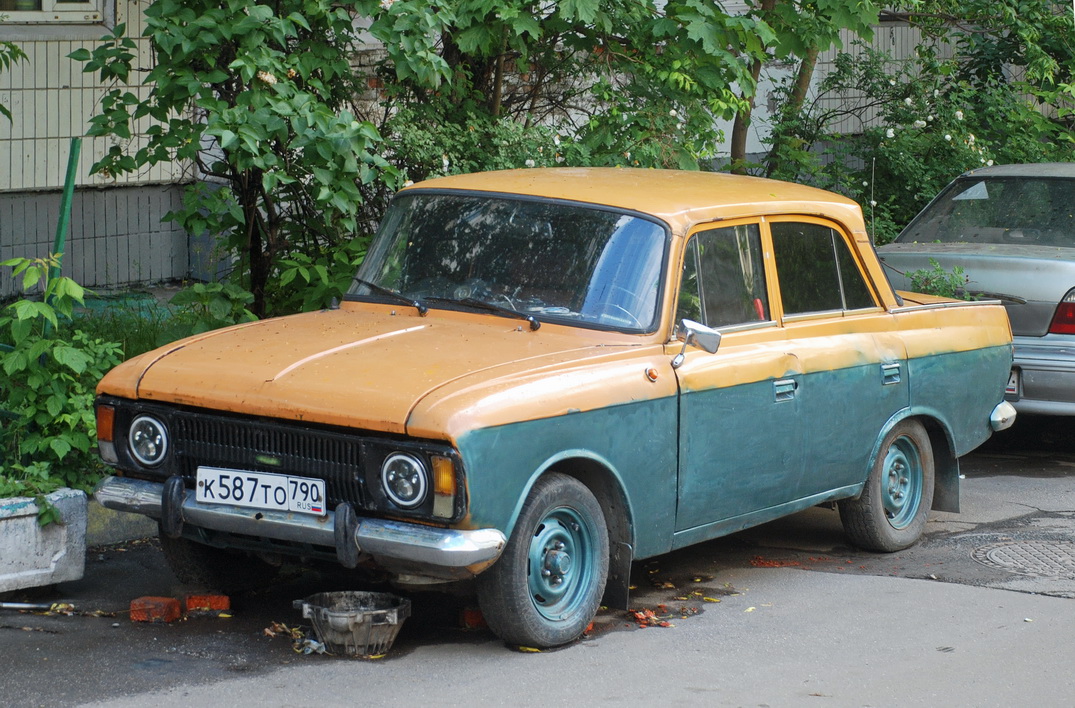 Московская область, № К 587 ТО 790 — Москвич-412ИЭ-028 (Иж) '82-01