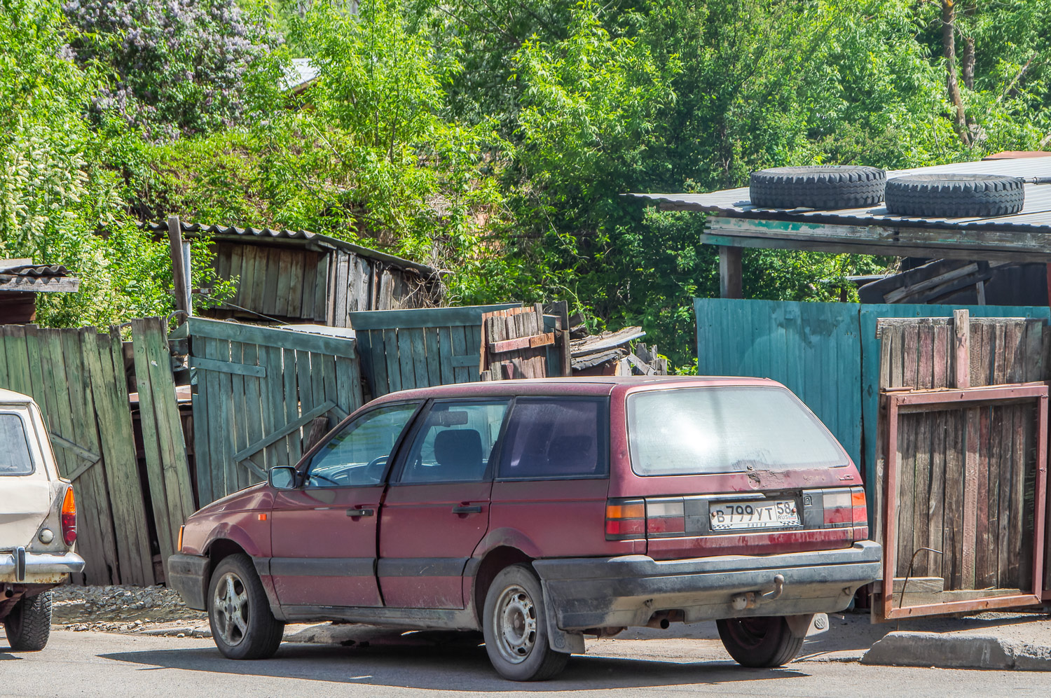 Пензенская область, № В 799 УТ 58 — Volkswagen Passat Variant (B3) '88-93
