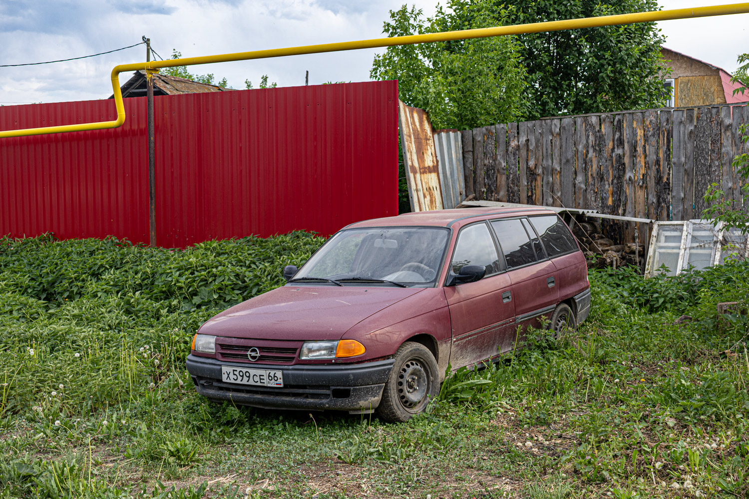 Свердловская область, № Х 599 СЕ 66 — Opel Astra (F, T92) Caravan '91-98