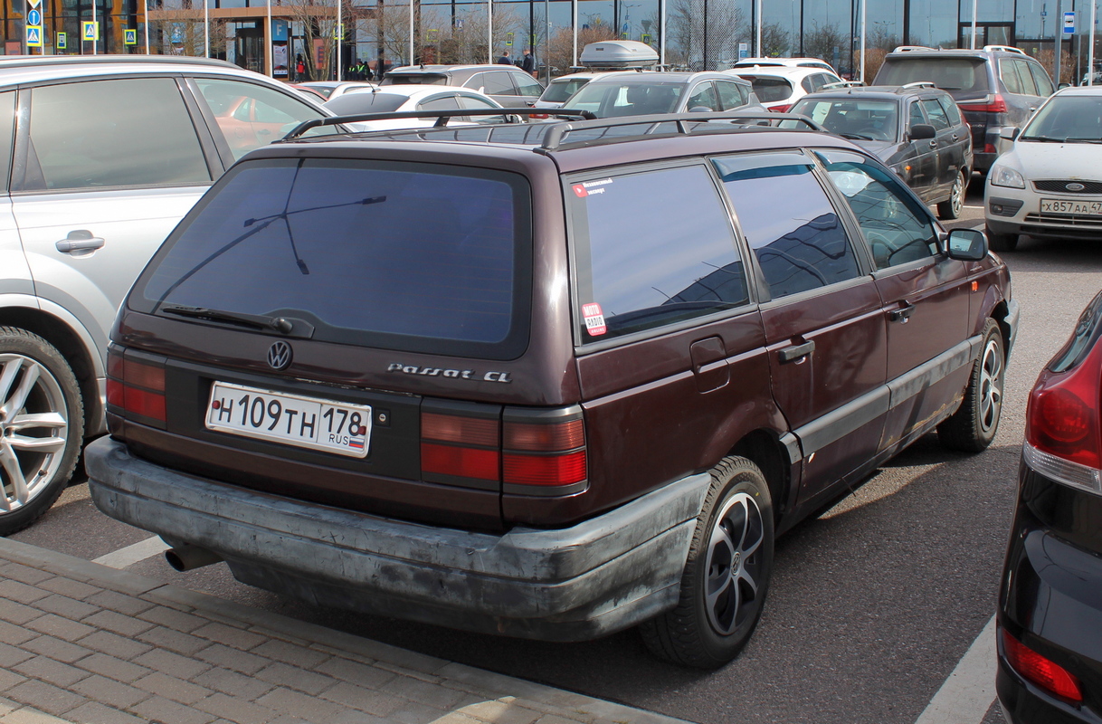 Санкт-Петербург, № Н 109 ТН 178 — Volkswagen Passat (B3) '88-93