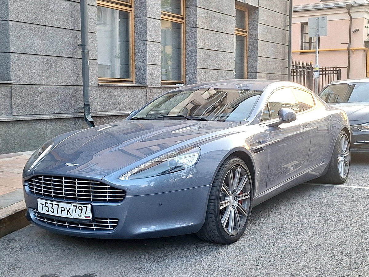 Москва, № Т 537 РК 797 — Aston Martin Rapide '09-20