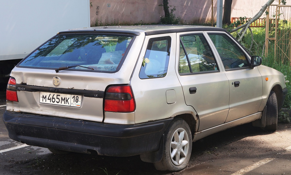 Удмуртия, № М 465 МК 18 — Škoda Felicia (Typ 781, 791) '94-01