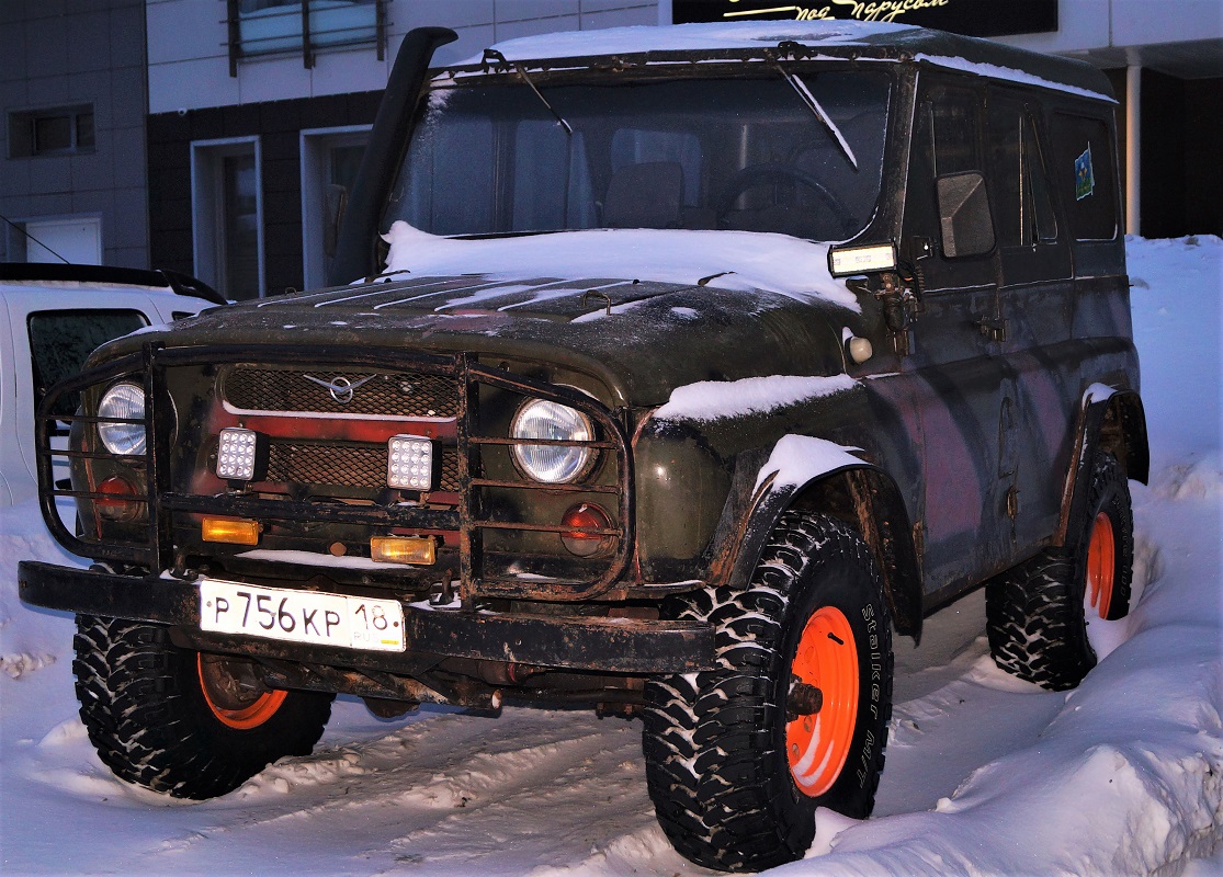 Удмуртия, № Р 756 КР 18 — УАЗ-469 '72-85