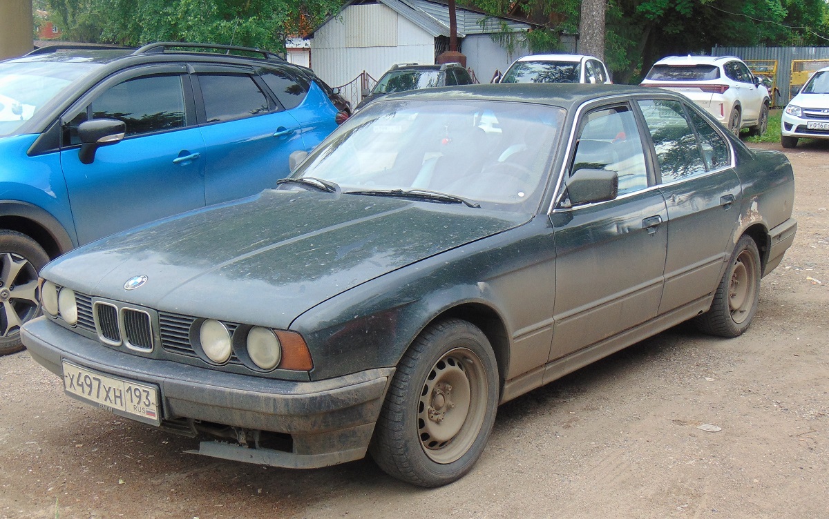 Татарстан, № Х 497 ХН 193 — BMW 5 Series (E34) '87-96