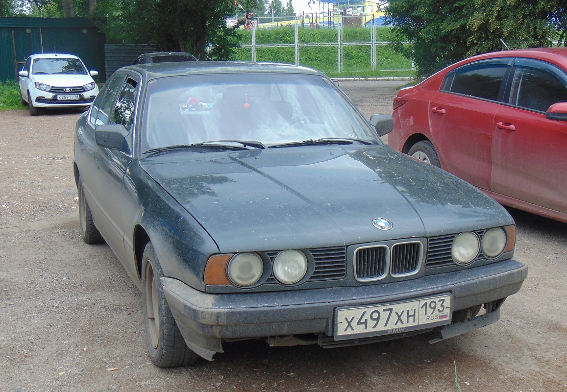 Татарстан, № Х 497 ХН 193 — BMW 5 Series (E34) '87-96