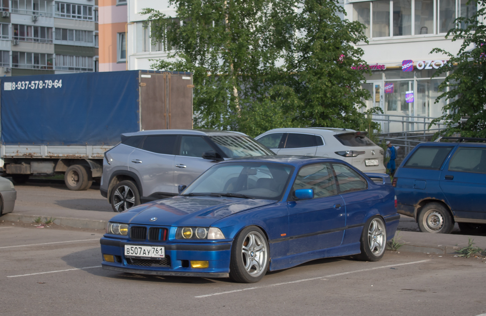 Ростовская область, № В 507 АУ 761 — BMW 3 Series Coupe (E36) '90-00