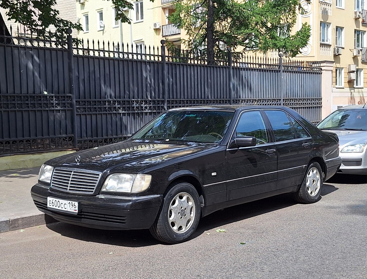 Свердловская область, № Е 600 СС 196 — Mercedes-Benz (W140) '91-98