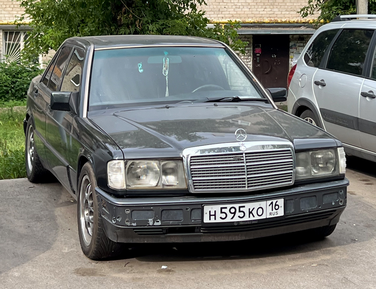Татарстан, № Н 595 КО 16 — Mercedes-Benz 190 (W201) '82-93