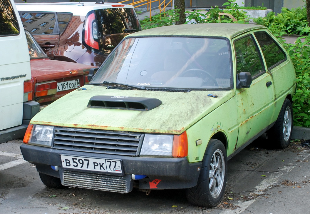 Москва, № В 597 РК 77 — ЗАЗ-1102 Таврия '87-07