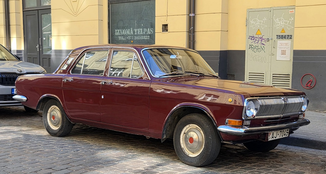 Латвия, № AJ-7045 — ГАЗ-24-01 Волга '70-86
