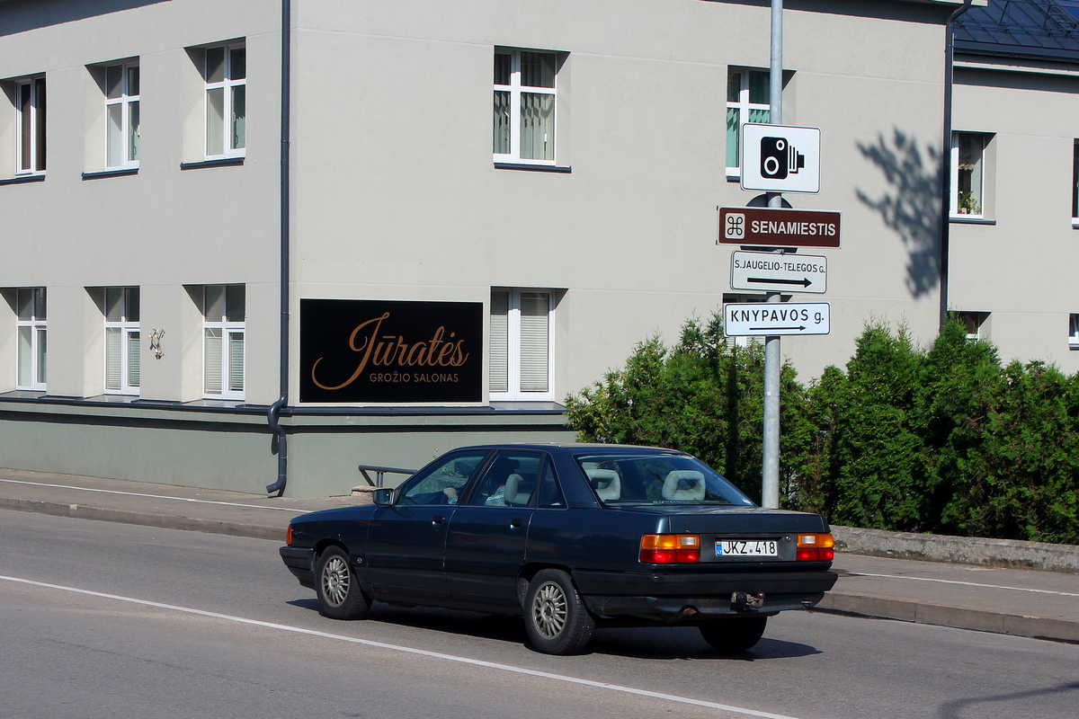 Литва, № JKZ 418 — Audi 100 (C3) '82-91