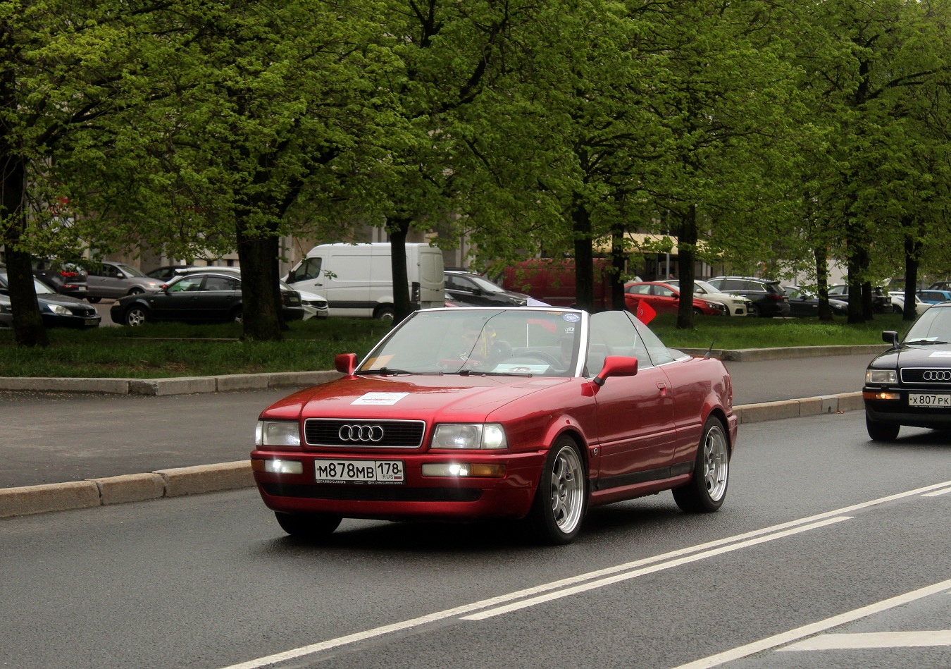 Санкт-Петербург, № М 878 МВ 178 — Audi Cabriolet (Typ 8G) '91-00; Санкт-Петербург — Международный транспортный фестиваль "ТранспортФест 2025"