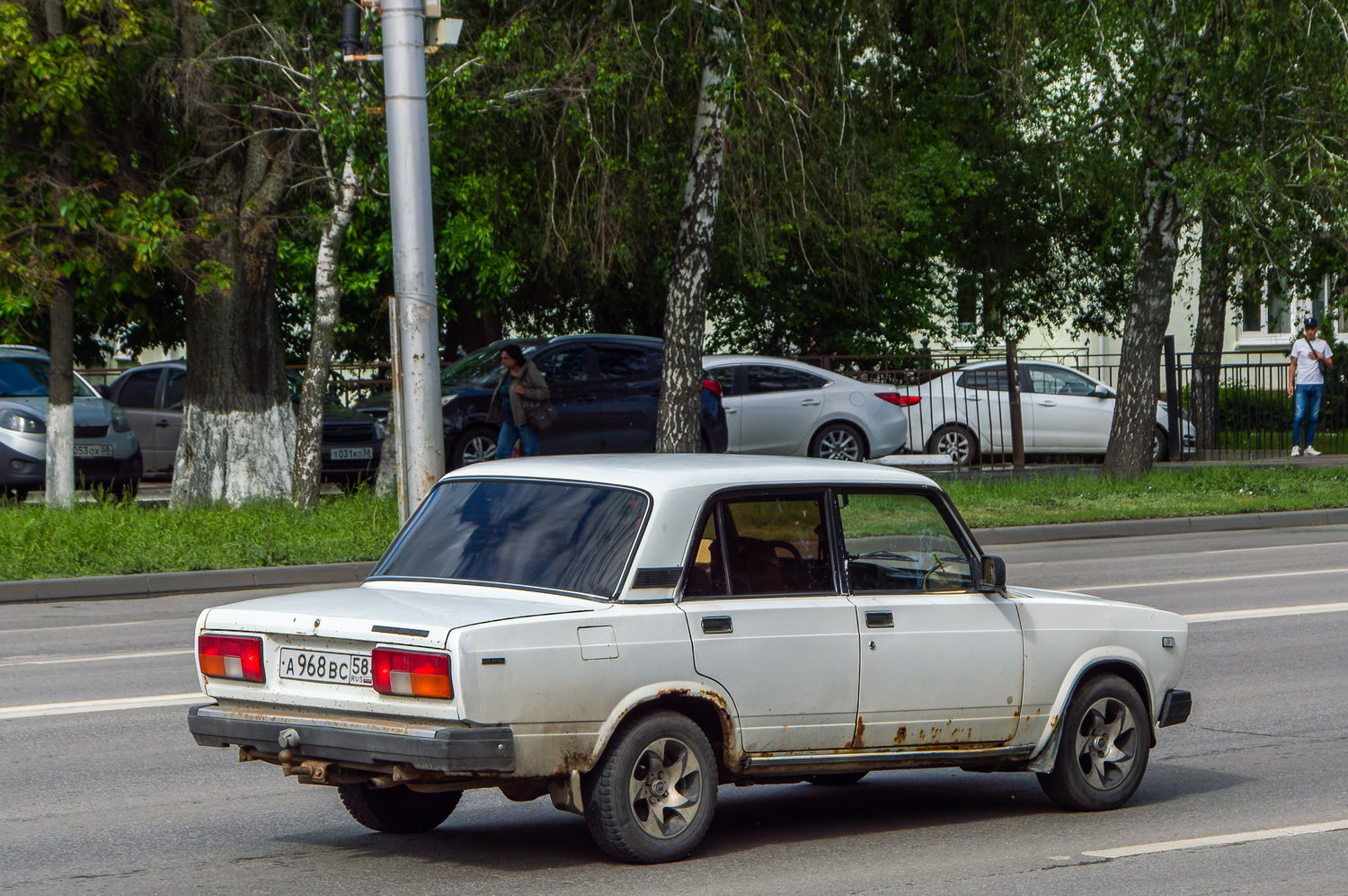 Пензенская область, № А 968 ВС 58 — ВАЗ-2107 Жигули '82-91