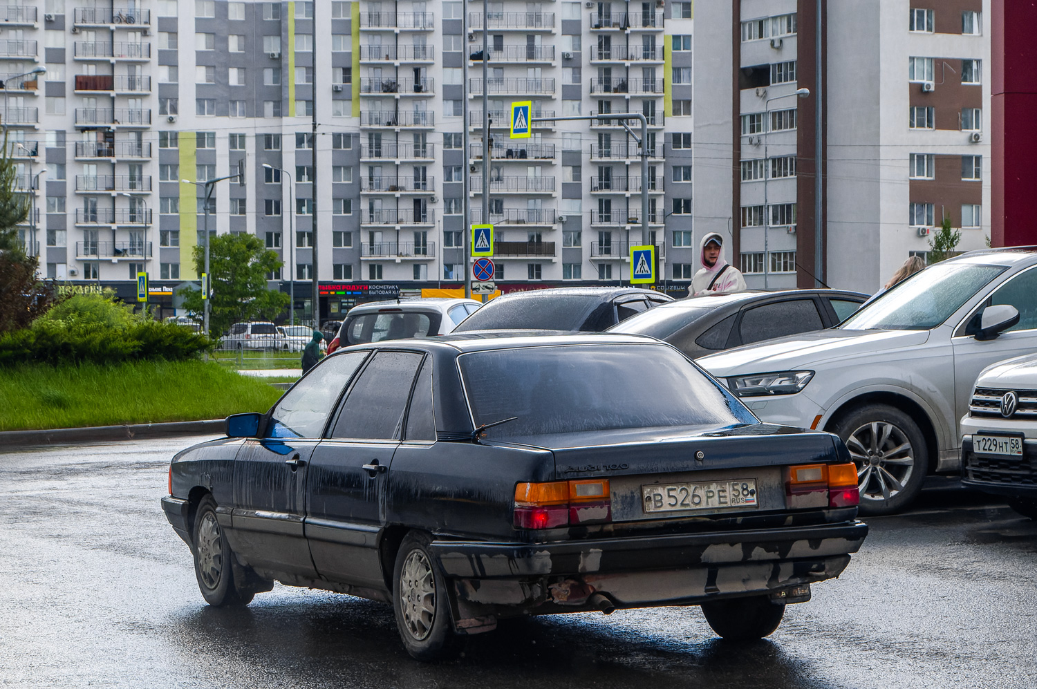 Пензенская область, № В 526 РЕ 58 — Audi 100 (C3) '82-91