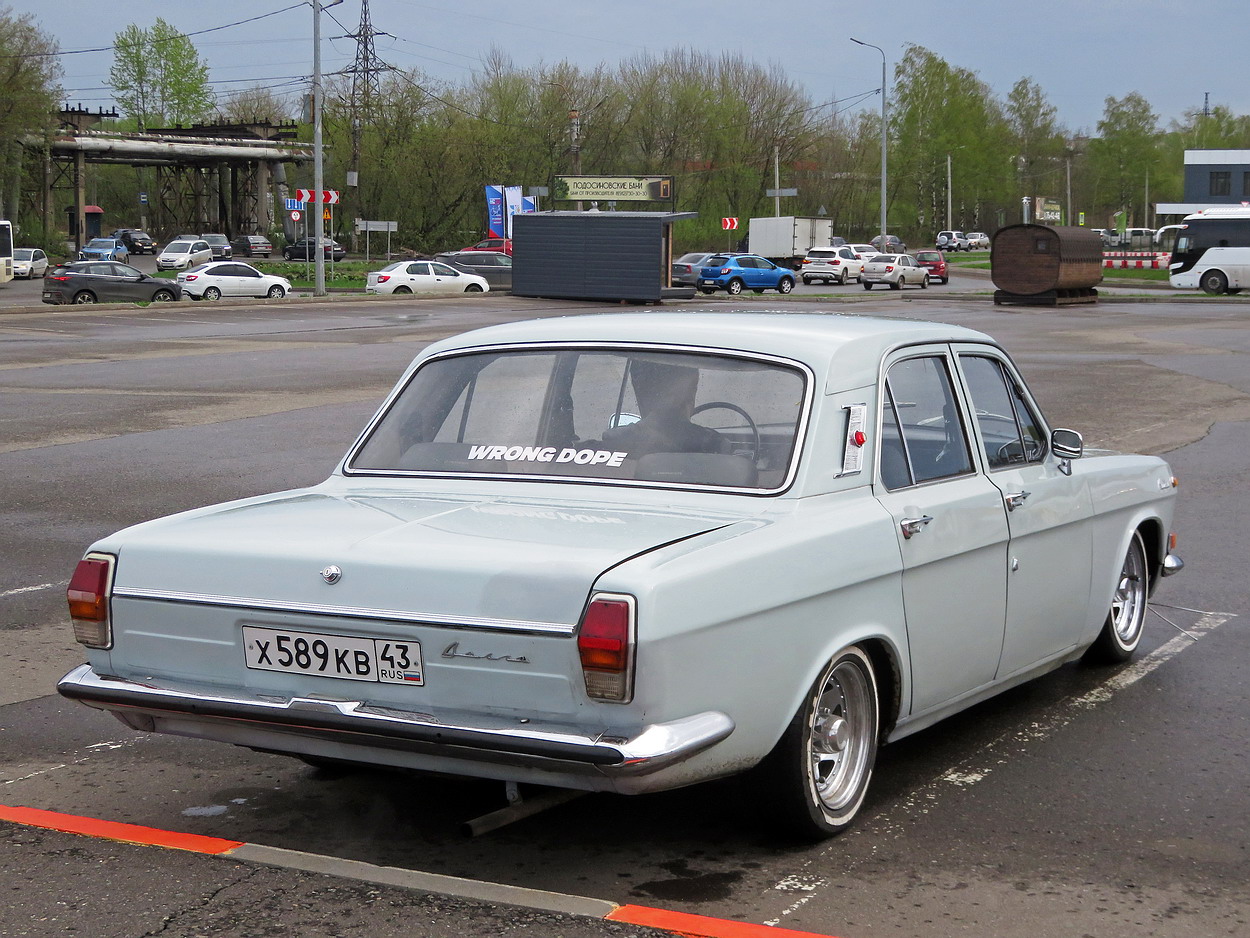 Кировская область, № Х 589 КВ 43 — ГАЗ-24 Волга '68-86; Кировская область — Выставка ретро-автомобилей в Кирове в честь открытия сезона 8 мая 2026 года