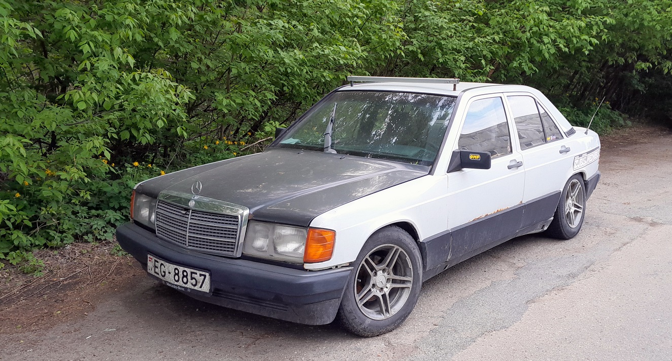 Латвия, № EG-8857 — Mercedes-Benz 190 (W201) '82-93