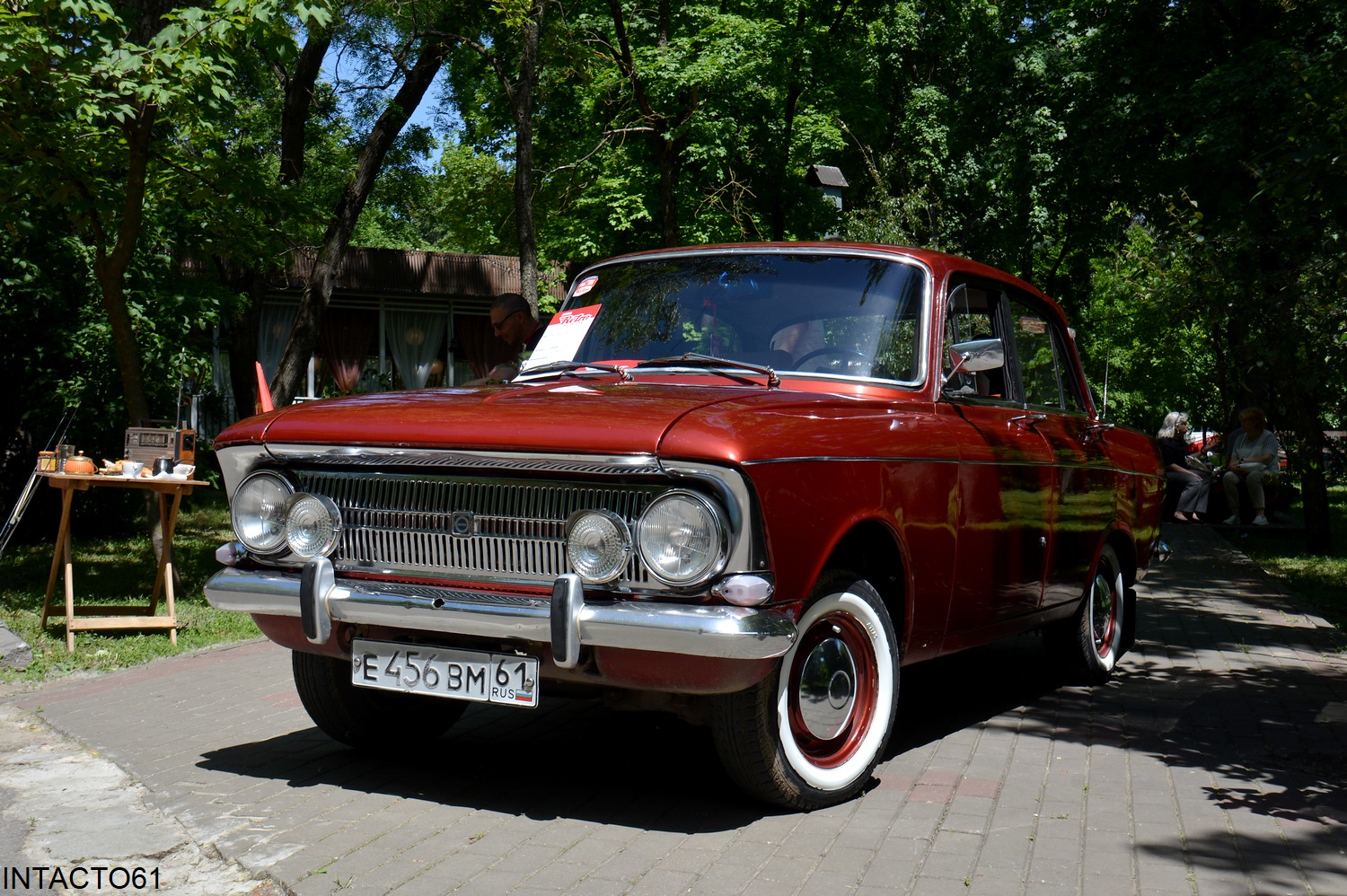 Ростовская область, № Е 456 ВМ 61 — Москвич-412ИЭ (Иж) '70-82; Ростовская область — Retro Motor Show_2026_Май