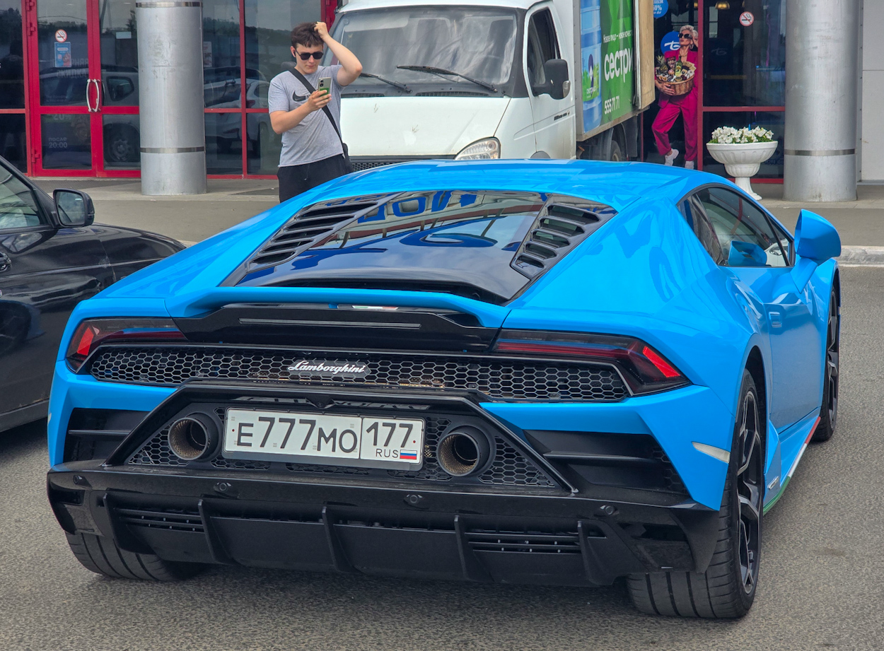 Москва, № Е 777 МО 177 — Lamborghini Huracan '14-24
