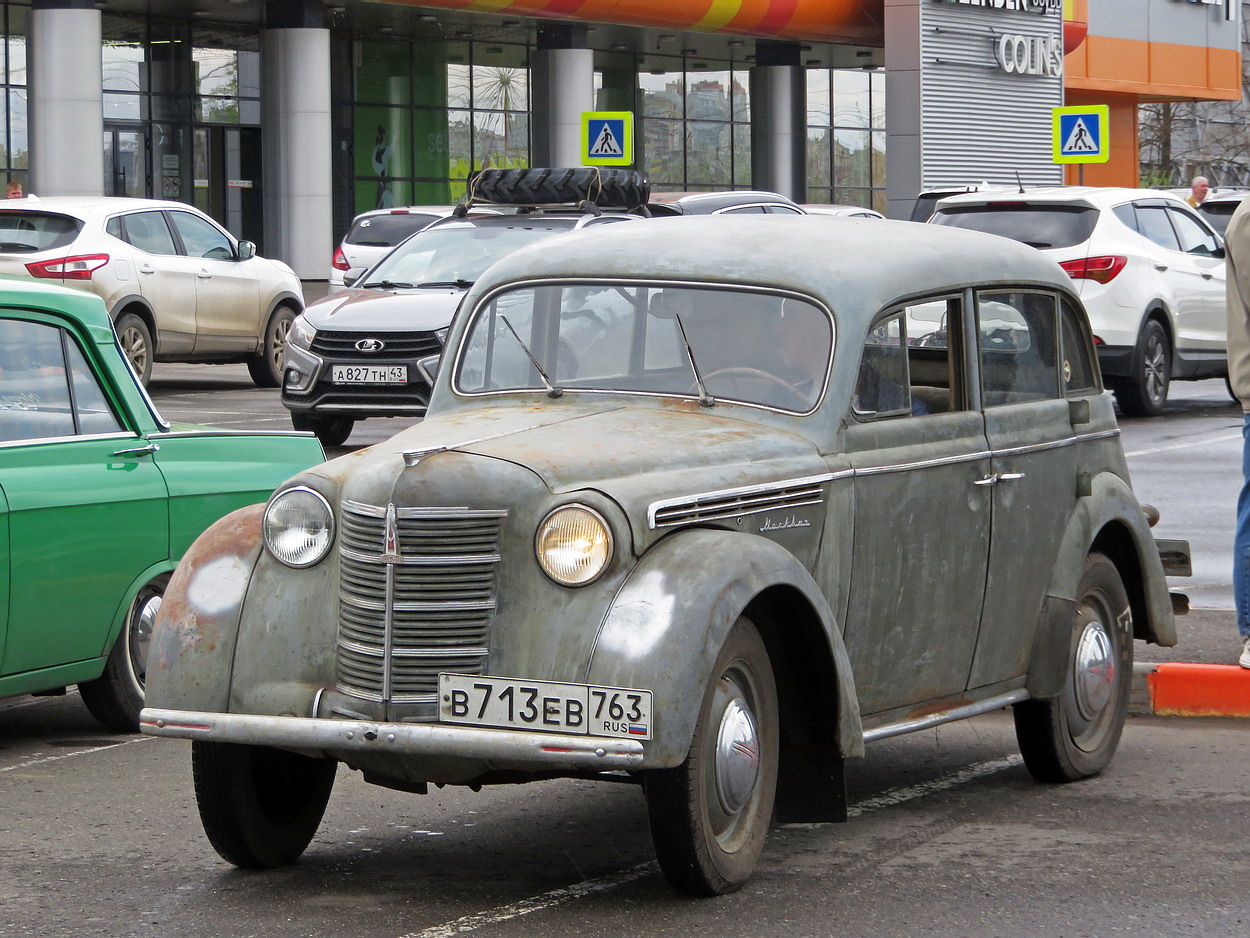 Кировская область, № В 713 ЕВ 763 — Москвич-401-420 '54-56; Кировская область — Выставка ретро-автомобилей в Кирове в честь открытия сезона 8 мая 2026 года