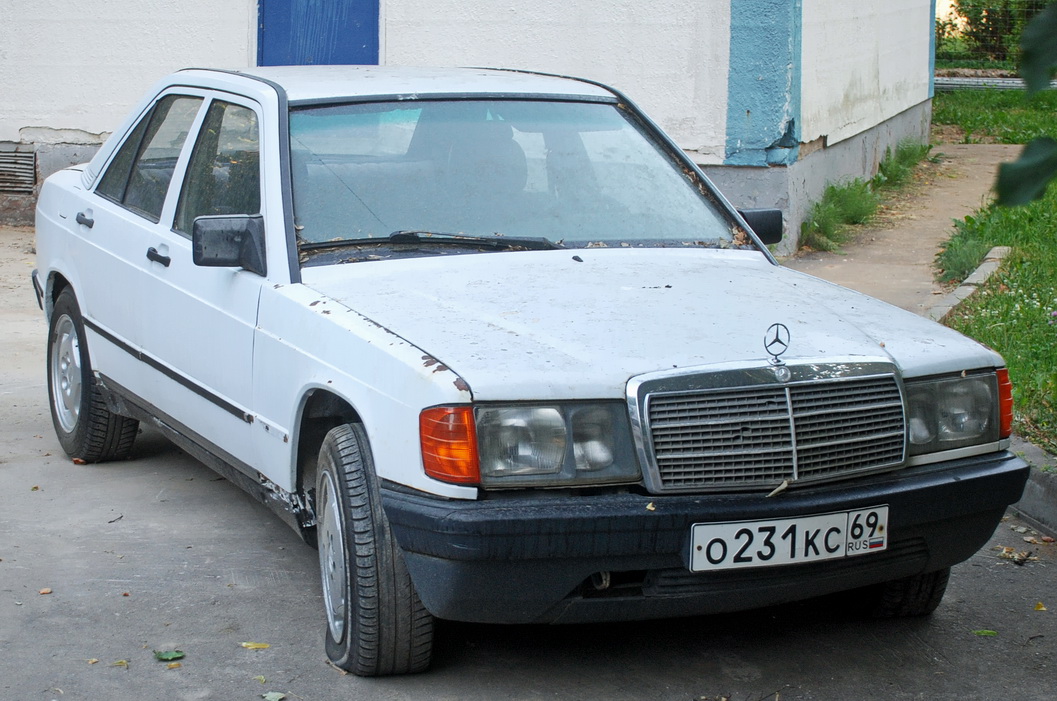 Тверская область, № О 231 КС 69 — Mercedes-Benz 190 (W201) '82-93