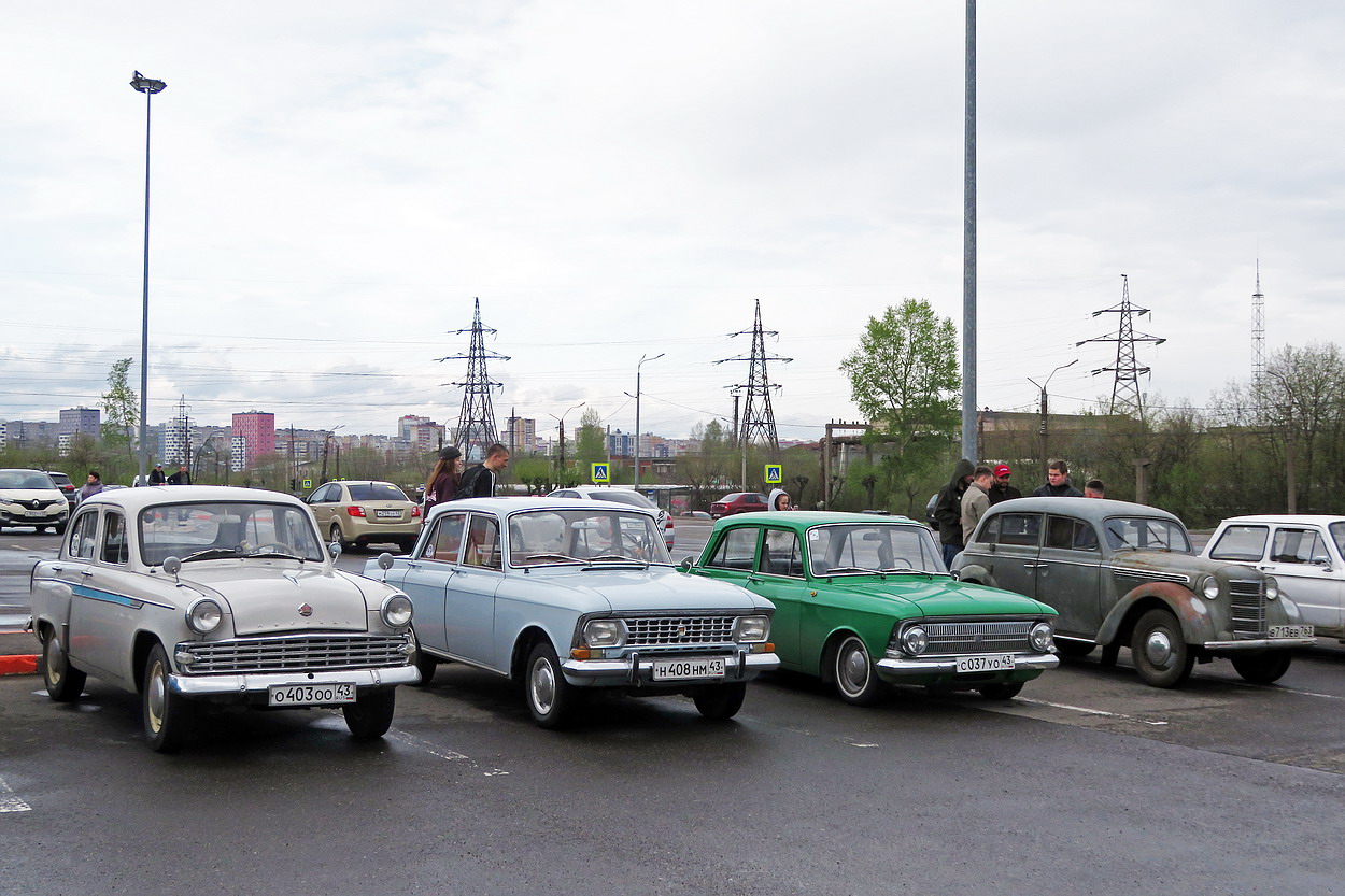 Кировская область, № О 403 ОО 43 — Москвич-403ИЭ '63-65; Кировская область — Выставка ретро-автомобилей в Кирове в честь открытия сезона 8 мая 2026 года