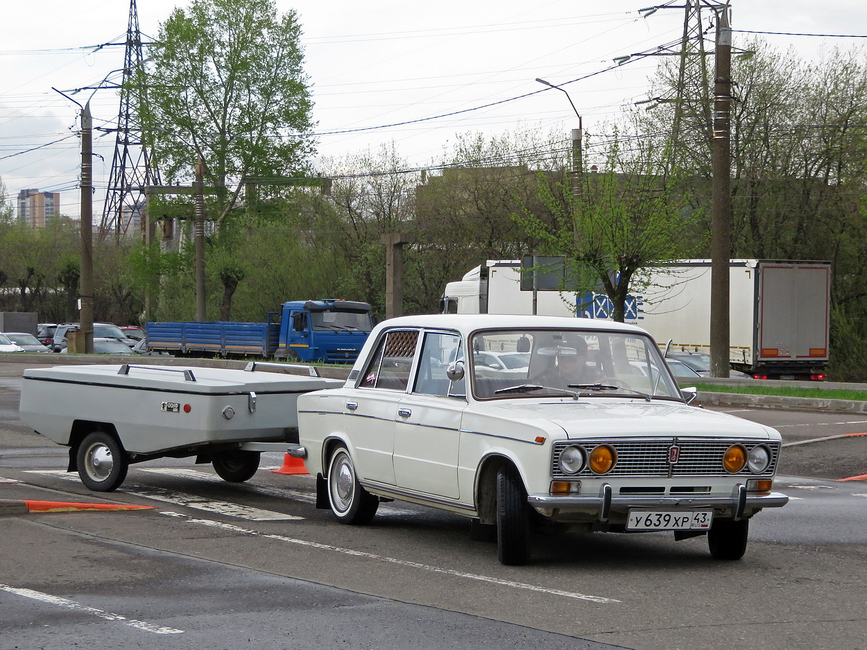 Кировская область, № У 639 ХР 43 — ВАЗ-2103 Жигули '72-84; Кировская область — Выставка ретро-автомобилей в Кирове в честь открытия сезона 8 мая 2026 года