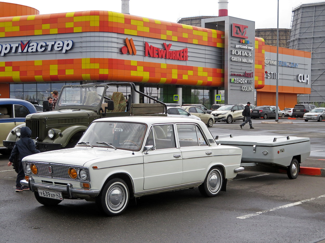 Кировская область, № У 639 ХР 43 — ВАЗ-2103 Жигули '72-84; Кировская область — Выставка ретро-автомобилей в Кирове в честь открытия сезона 8 мая 2026 года