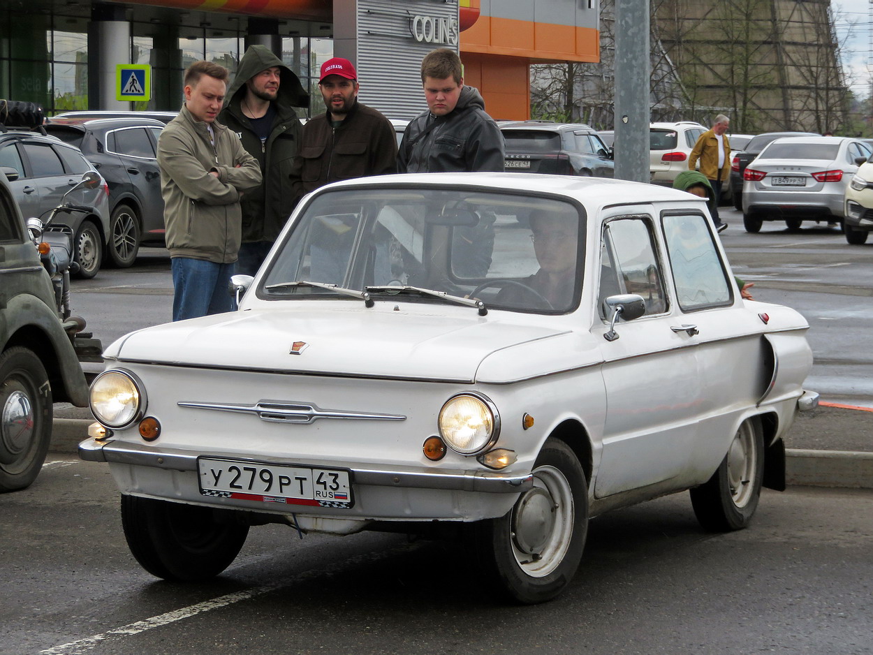 Кировская область, № У 279 РТ 43 — ЗАЗ-968/968А Запорожец '71-79; Кировская область — Выставка ретро-автомобилей в Кирове в честь открытия сезона 8 мая 2026 года
