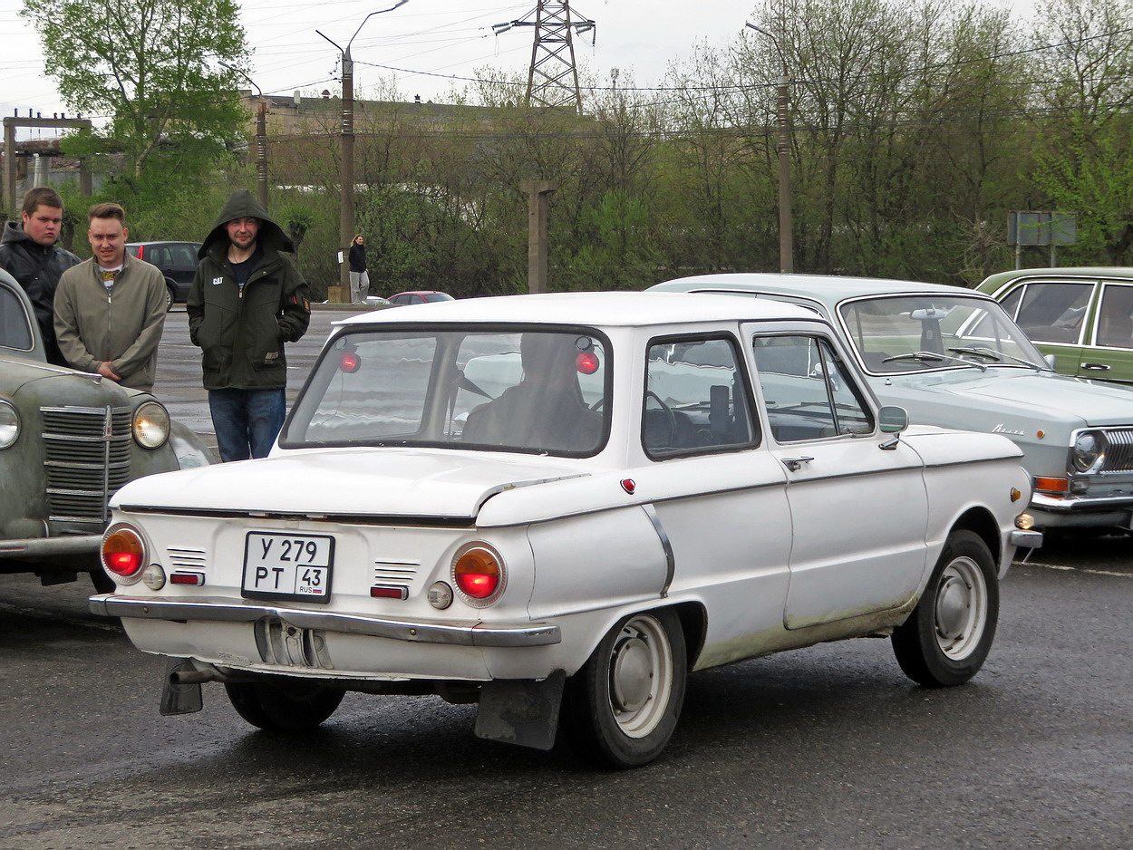 Кировская область, № У 279 РТ 43 — ЗАЗ-968/968А Запорожец '71-79; Кировская область — Выставка ретро-автомобилей в Кирове в честь открытия сезона 8 мая 2026 года