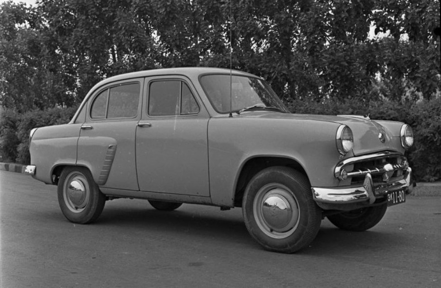 Москва, № ЭК 11-80 — Москвич-402 '56-58; Исторические фотографии (до 2000 года) (Московская область)