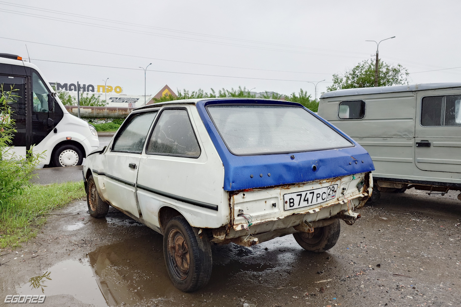 Архангельская область, № В 747 РС 29 — ЗАЗ-110206 Таврия '90-07