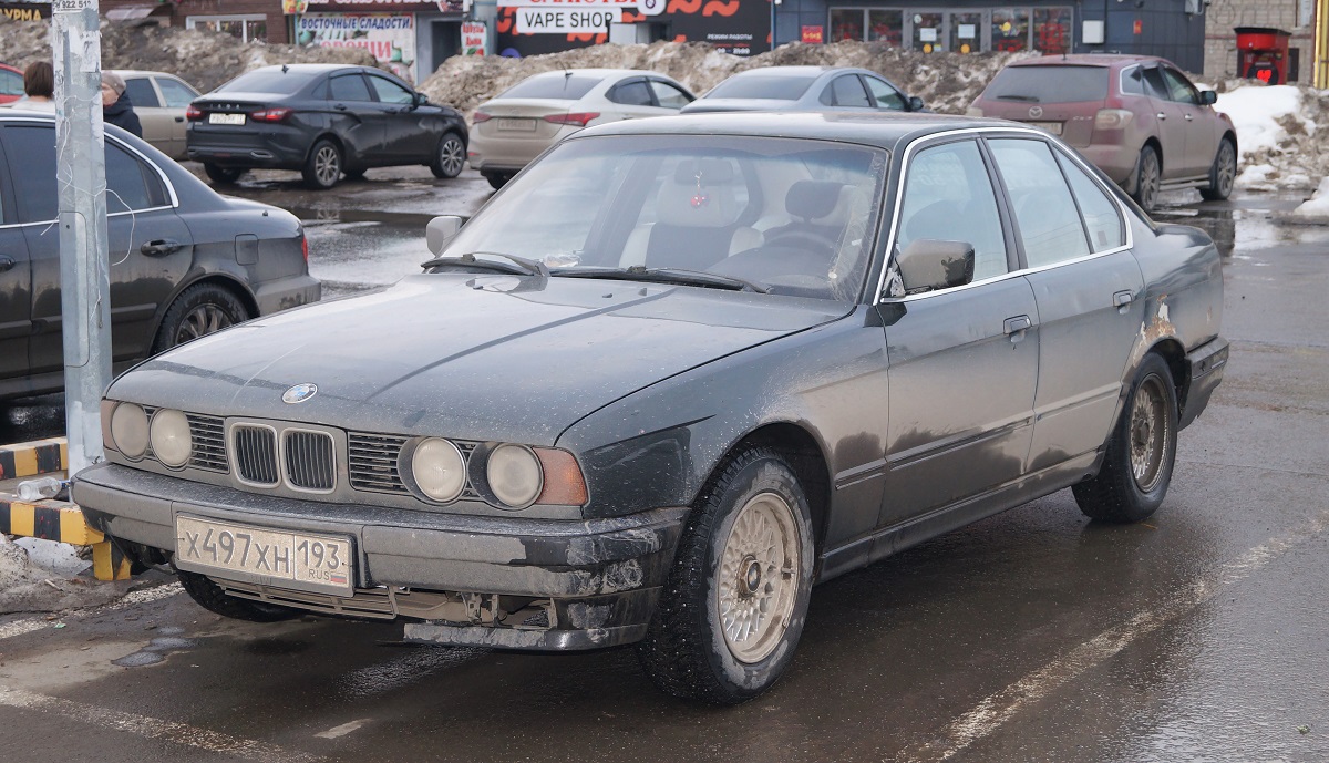 Татарстан, № Х 497 ХН 193 — BMW 5 Series (E34) '87-96
