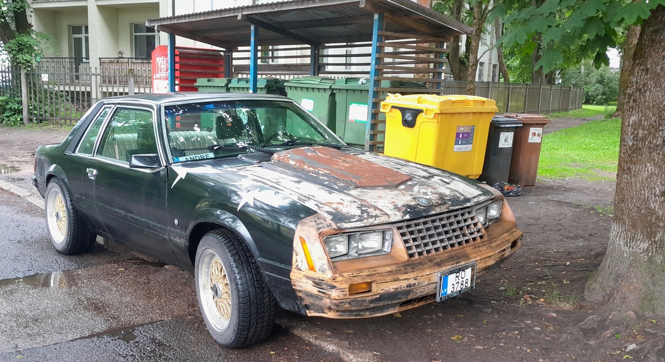 Латвия, № RO-3788 — Ford Mustang (3G) '79-93