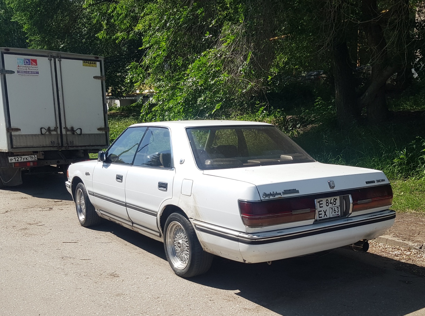 Самарская область, № Е 848 ЕХ 763 — Toyota Crown (S130) '87-91