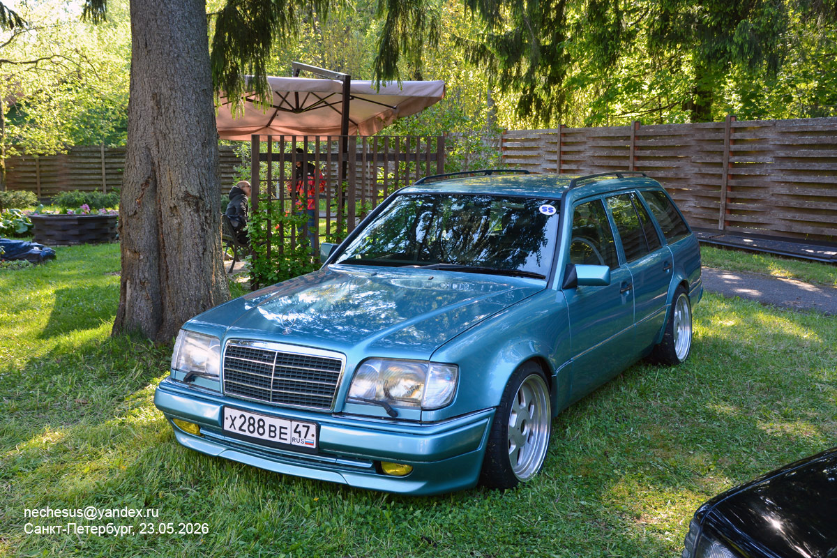 Москва, № Х 288 ВЕ 47 — Mercedes-Benz (S124) '86-96; Санкт-Петербург — Фестиваль любителей янгтаймеров и винтажных автомобилей RYE Meet
