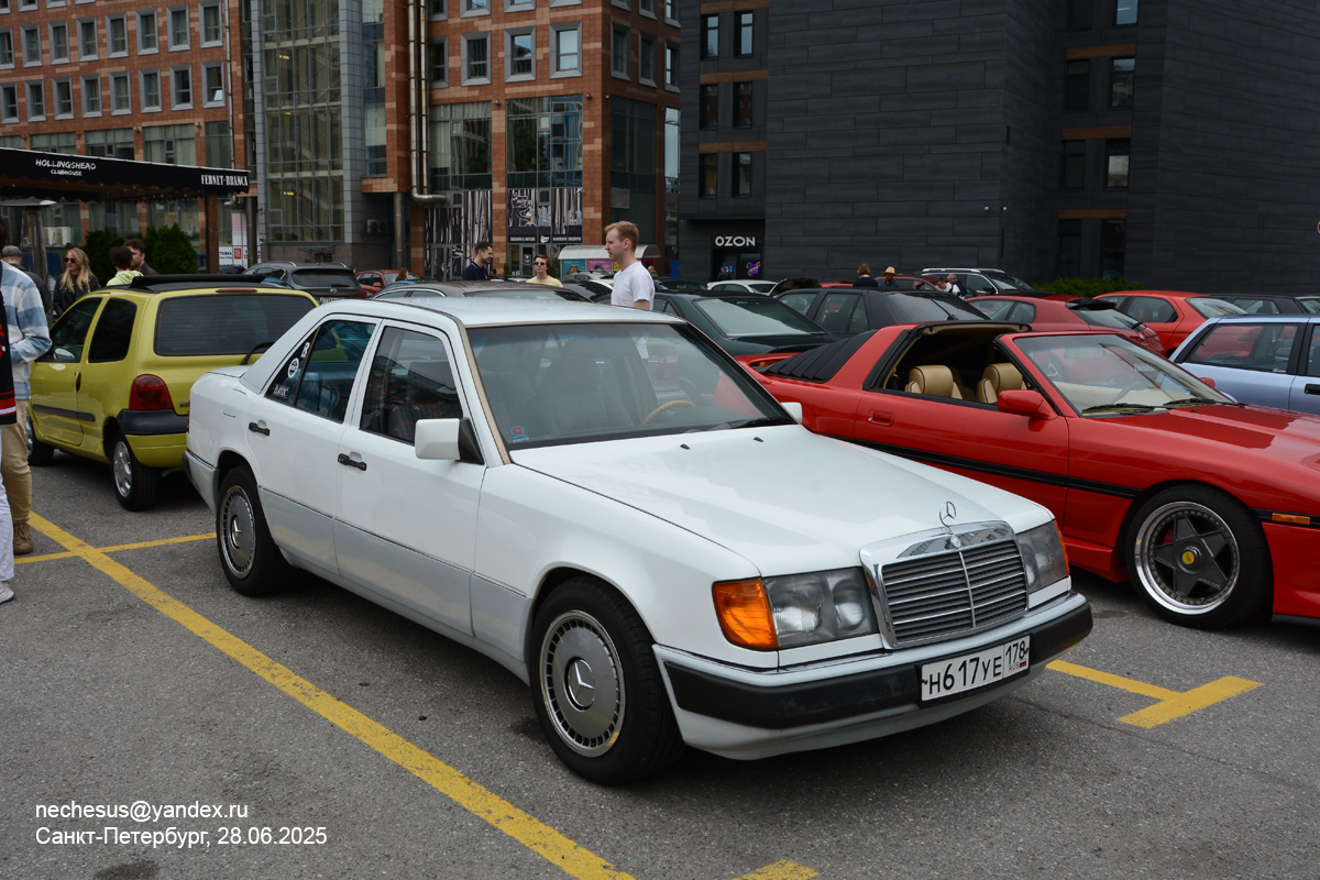 Санкт-Петербург, № Н 617 УЕ 178 — Mercedes-Benz (W124) '84-96; Санкт-Петербург — Встречи владельцев интересных автомобилей Cars & Coffee