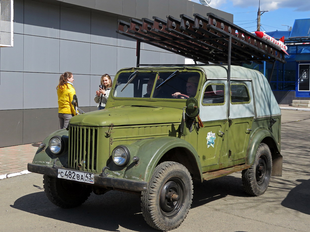 Кировская область, № С 482 ВА 43 — ГАЗ-69А '53-73; Кировская область — Выставка ретро-автомобилей в Кирове в честь Дня Победы 9 мая 2026 года