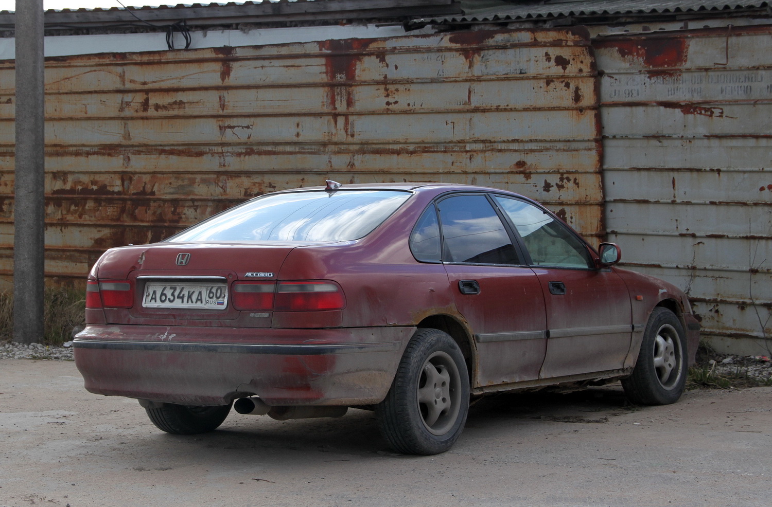 Псковская область, № А 634 КА 60 — Honda Accord (5G) '93-98
