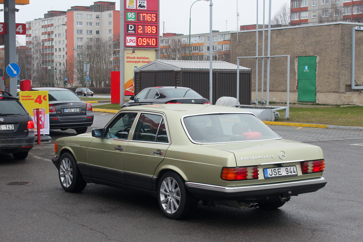 Литва, № JSE 944 — Mercedes-Benz (W126) '79-91