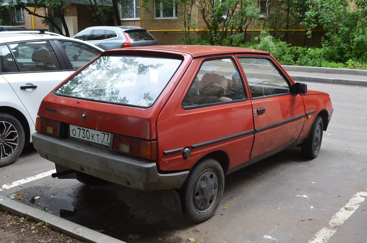 Москва, № О 730 КТ 77 — ЗАЗ-1140 Таврия '89-01