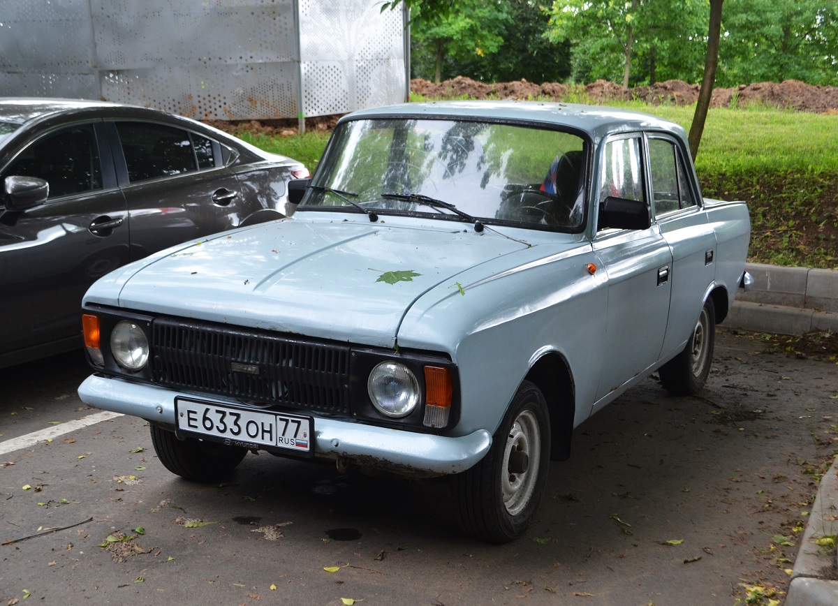 Москва, № Е 633 ОН 77 — Москвич-412ИЭ-028 (Иж) '82-01
