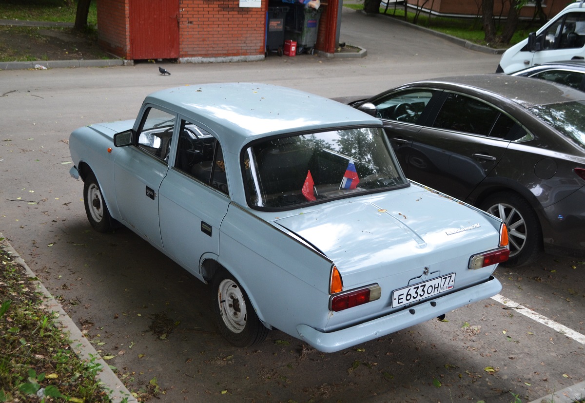 Москва, № Е 633 ОН 77 — Москвич-412ИЭ-028 (Иж) '82-01