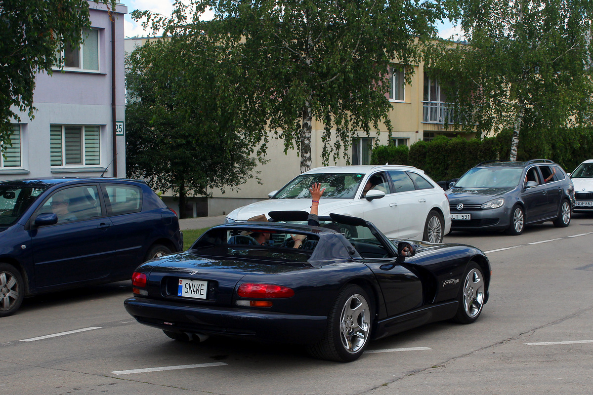 Литва, № SN4KE — Dodge Viper (SR II) '96-02; Литва — American Spirit 2025