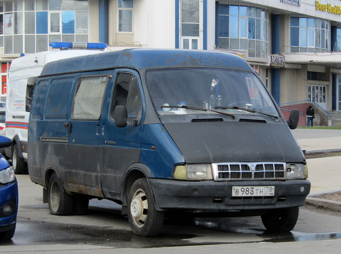 Санкт-Петербург, № В 983 ТН 78 — ГАЗ-2705 ГАЗель '95-03